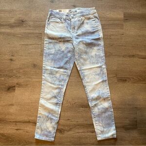 Seven Tie Dye Hollywood Ankle Skinny High Rise Jeans 4 NWT